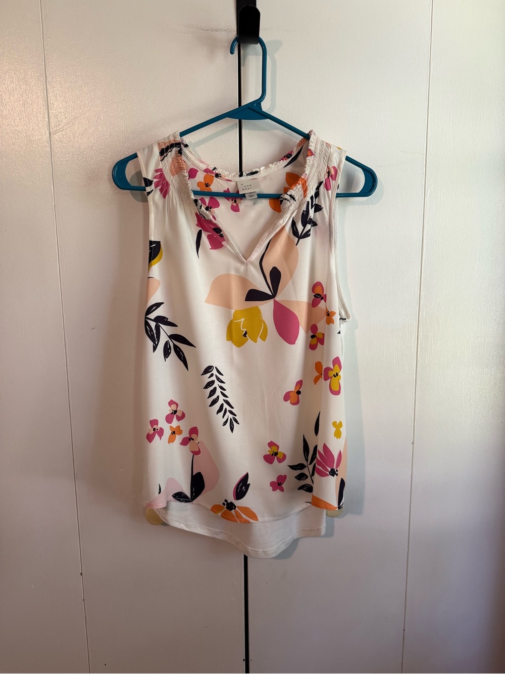 A New Day Sleeveless V-Neck Tank Top